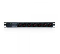 Techly Professional Multipresa 7 Posti da Rack 19'' con Protezione Spina Italian