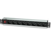 Techly Professional Multipresa per rack 19'' 8 posti con interruttore Cavo 3m