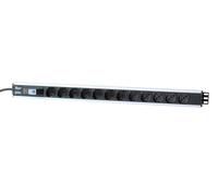 Techly Professional Multipresa Verticale 12 Posti da Rack 19'' con Magnetotermic
