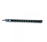 Techly Professional Multipresa Verticale per Rack 12 Posti Schuko con Magnetoter