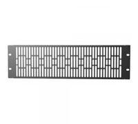 Techly Professional 028443 Pannello di Chiusura Ventilato 3U Nero per Rack Audio Video