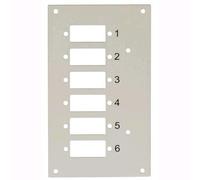 Techly Professional Pannello frontale 109818 – 6 connessioni SC‑Duplex per box ottico – Grigio