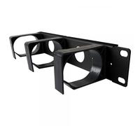 Techly Professional Pannello Passacavi 1U per Armadio 10'' Nero