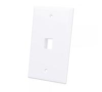 Techly Professional Placca Porta Frutti 1 Posto Mod.503 Bianco