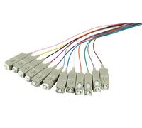 Techly Professional Set 12 Pigtail Fibra Ottica Monomodale OS2 SC 9/125 2 m