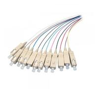 Techly Professional Set 12 Pigtail Fibra Ottica Multimodale OM2 SC 50/125 2 m