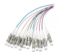 Techly Professional Set 12 Pigtail fibra ottica multimodale OM3 LC 50/125 2 m multicolor