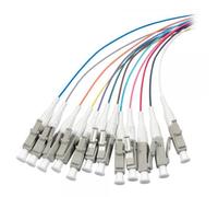 Techly Professional Set 12 Pigtail fibra ottica multimodale OM3 LC 50/125 2 m multicolor