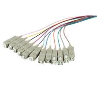 Techly Professional Set 12 Pigtail Fibra Ottica Monomodale OS2 SC 9/125 2 m