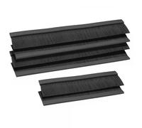 Techly Professional 620133 Spazzole Ingresso Cavi per Armadio Rack Due da 265 mm e Quattro da 380 mm Nero