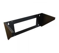 Techly Professional Staffa di Montaggio da Muro Verticale 19'' Easyline 4U Nero