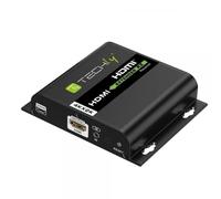 Techly Ricevitore Aggiuntivo per Extender HDMI over IP IR 4K UHD su Cavo Cat.6 f