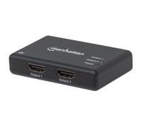 Techly ripartitore video HDMI 2x HDMI 4K Ultra HD con 3 porte