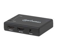 Techly ripartitore video HDMI 4x HDMI 4096x2160 5V Nero