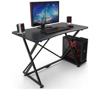 Scrivania Gaming Ergonomica Techly ESG01 pieghevole, 110 cm, Nero