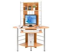 Techly Scrivania per Computer Angolare, Faggio (ICA-TB 1010)