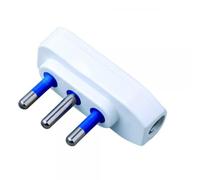 Techly Spina ribassata 2P+T 16A Bianco