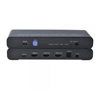 Techly Splitter HDMI 2.1 8K 1 in 2 out con SPDIF e Audio 3.5mm Stereo