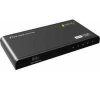 Techly Splitter HDMI IDATA HDMI2-4K4HDR HDMI 2.0 4K HDR EDID 1 ingresso 4 uscite Nero