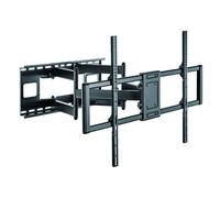 TECHLY - Staffa A Muro Slim Per Tv Led Lcd 60-120'' Nero - SPEDIZIONE GRATUITA