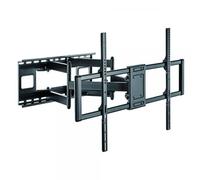 TECHLY - Staffa A Muro Slim Per Tv Led Lcd 60-120'' Nero - SPEDIZIONE GRATUITA
