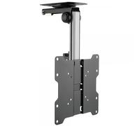 Techly Staffa TV da Soffitto Dritto e Inclinato per TV LED/LCD 17''-37'' Nero