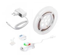 Techly Striscia LED RGB Multicolore con Sensore di Movimento Telecomando 1,5m