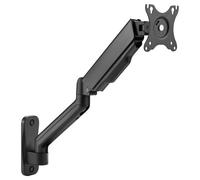 Techly 620225 Supporto a Muro con Molla per TV 17-32" Estensione 55,1 cm Nero