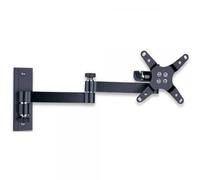 Techly Supporto a muro per TV LED LCD 13-30'' inclinabile 3 snodi nero (ICA-LCD 104BK)
