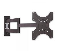 Techly Supporto a muro per TV LED LCD 19-37'' inclinabile 3 snodi nero