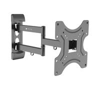 Techly 624414 Supporto a Muro Universale 3 Snodi per TV LED-LCD 14-43" Nero Nero