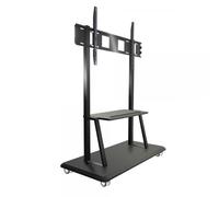 Techly Supporto a Pavimento con Mensola per TV LCD/LED/Plasma 55-120''