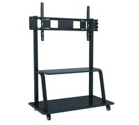 Techly Supporto a Pavimento con Mensola per TV LCD/LED/Plasma 55-120''
