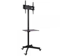 Techly Supporto a Pavimento con Mensola Trolley TV LCD/LED/Plasma 23''-55''