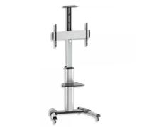 Techly Supporto a Pavimento con una Mensola Trolley TV LCD/LED/Plasma 37-70''