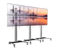 Techly Supporto a pavimento 369069 per 6 TV LCD/LED 22-55'' Video Wall Silver