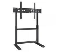 Supporto a Pavimento TV 60-86" VESA 800x600 Mensola A/V Altezza Regolabile - Techly ICA-TR130BK