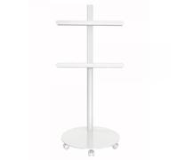 Techly Supporto a Pavimento Trolley TV LCD/LED/Plasma 32-70'' Bianco