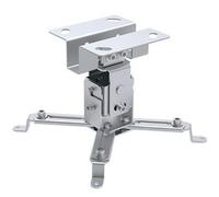 Techly Supporto a Soffitto per Proiettori Estensione 130 mm Silver