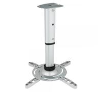 Techly 301559 Supporto a Soffitto per Proiettori Estensione 30-37 cm Silver Silver
