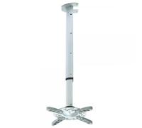 Techly Supporto a Soffitto per Proiettori Estensione 60-102 cm Silver