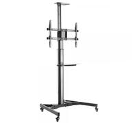Techly Supporto da Pavimento con Mensola TV/LED/LCD 37''-70'' Nero