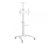 Techly Supporto da Pavimento per TV da 37'' a 70'' Bianco