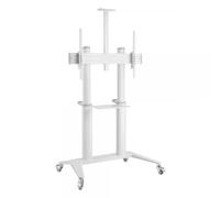 Techly Supporto da Pavimento per TV da 70'' a 120'' Bianco