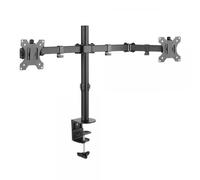 Techly Supporto da Scrivania per 2 Monitor 13-32'' a Morsetto