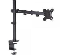 Techly Supporto da Scrivania per Monitor 13-27'' Doppio Snodo di Regolazione