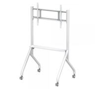 Techly Supporto mobile da pavimento 367751 per TV LCD/LED/Plasma 55-86'' Bianco