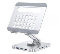 Techly Supporto per Tablet Hub Docking Station USB-C™ 8 in 1