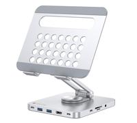 Techly Supporto per Tablet Hub Docking Station USB-C™ 8 in 1