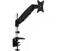 Techly Supporto Tubolare a Gas da Scrivania per Monitor 15-27'' 360mm Nero